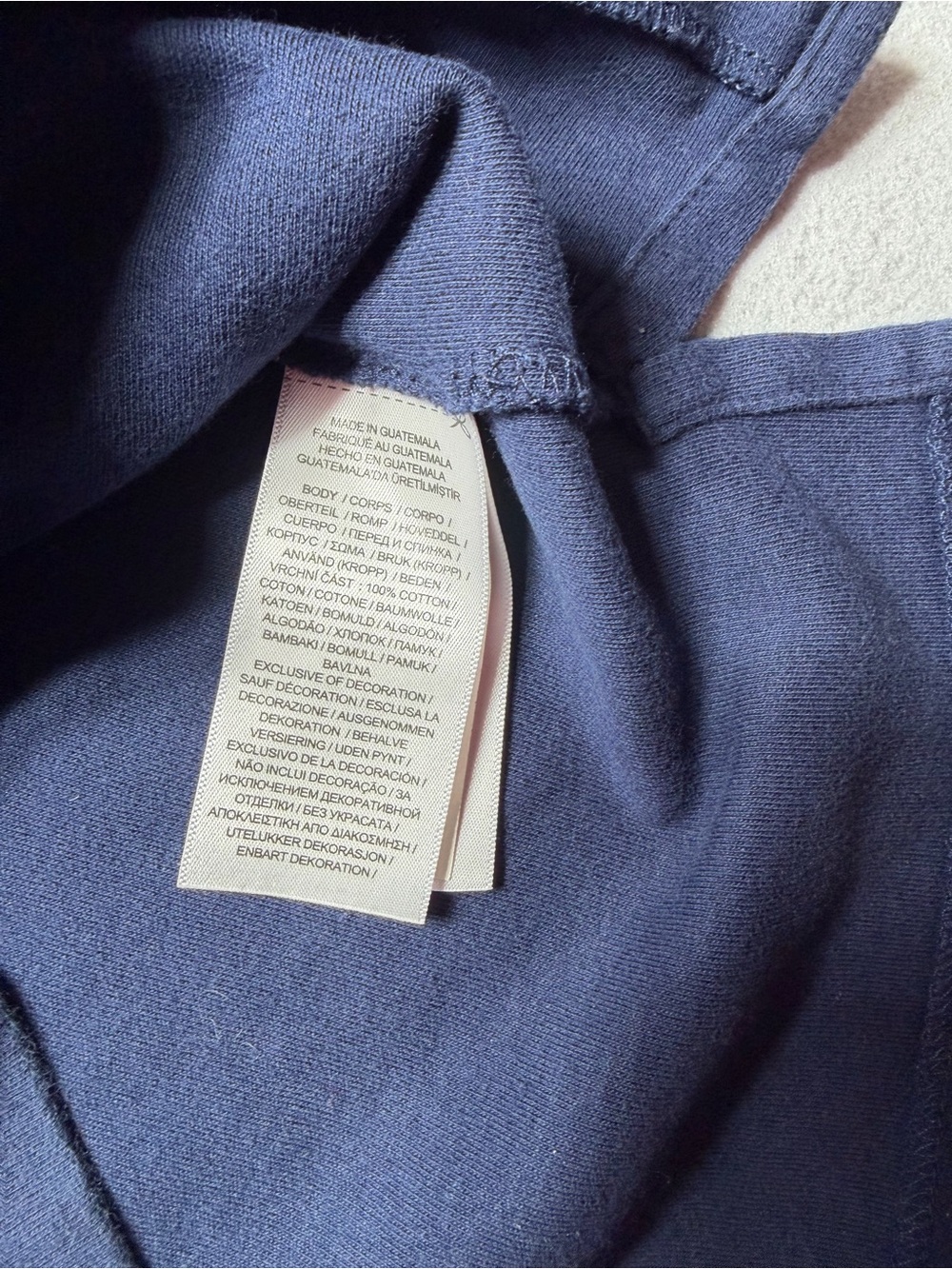 Boys Polo Ralph Lauren Half Zip Solid Blue Cotton Pullover Shirt Size S/P(8) - Picture 7 of 10